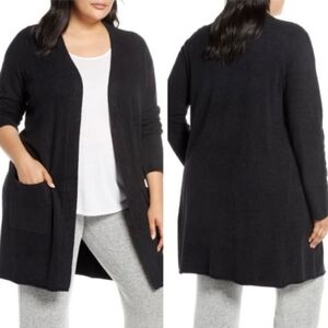 Barefoot Dreams CozyChic Lite Essential Long Cardigan Women's Plus Size 3X